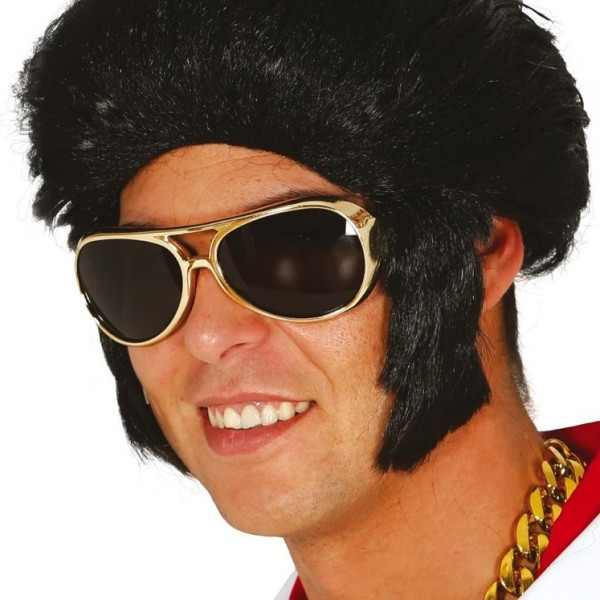 Gafas de King Rock de color Oro para Adulto