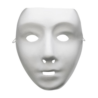 Máscara de Robot de color Blanco para Adulto