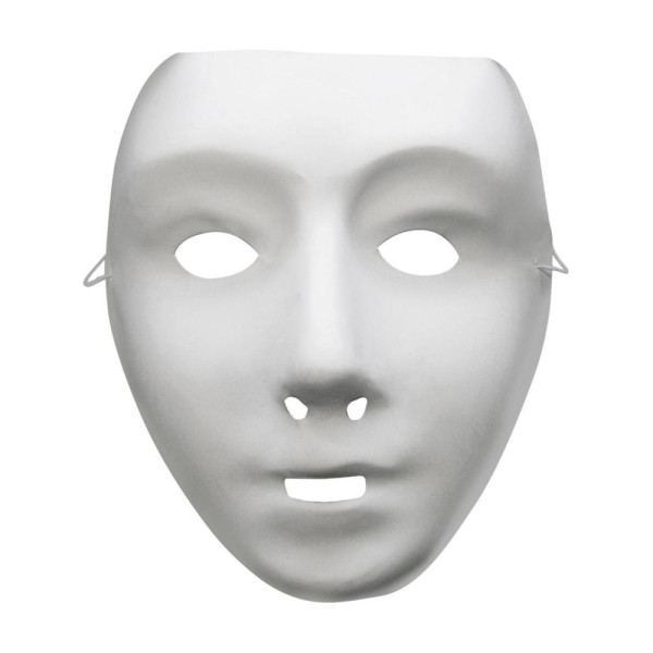Máscara de Robot de color Blanco para Adulto