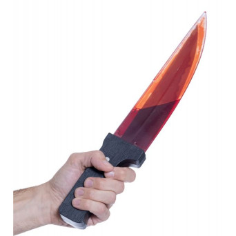 Cuchillo de Psycho de 40 Centímetros con Sangre