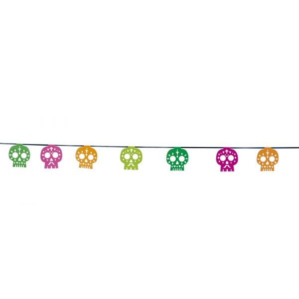Guirnalda de Catrina Neón