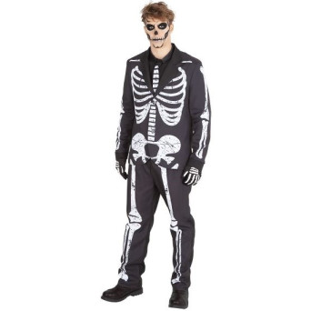 Disfraz de Esqueleto Mortis para Adulto