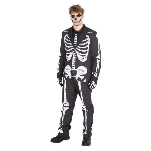 Disfraz de Esqueleto Mortis para Adulto