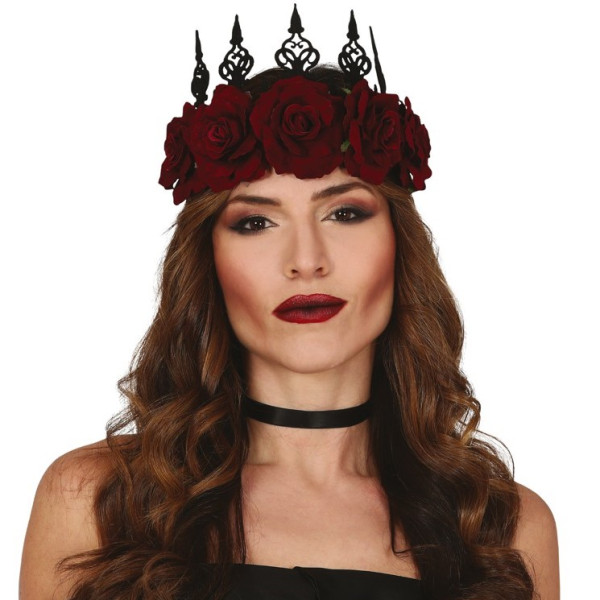 Corona de Reina Flores para Adulto