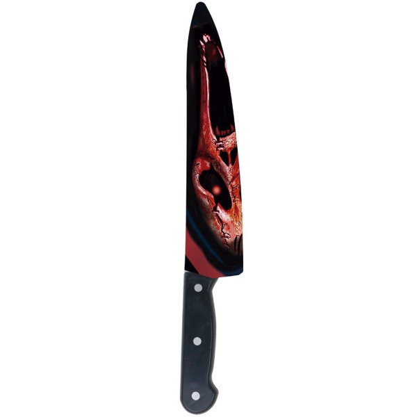 Cuchillo de Asesino Ensangrentado de 37 Centímetros