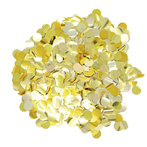 Cañón de 40 Centímetros con Confeti de color Oro