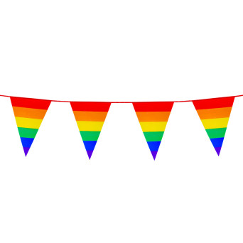 Guirnalda de Banderines de Rainbow de 10 Metros