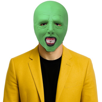 Máscara de Villano de color Verde para Adulto