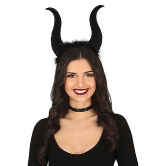 Cuernos de Demonio de color Negro para Adulto