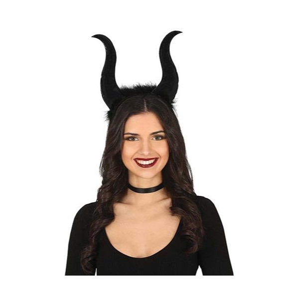 Cuernos de Demonio de color Negro para Adulto