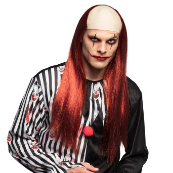 Peluca de Payaso Asesino para Adulto