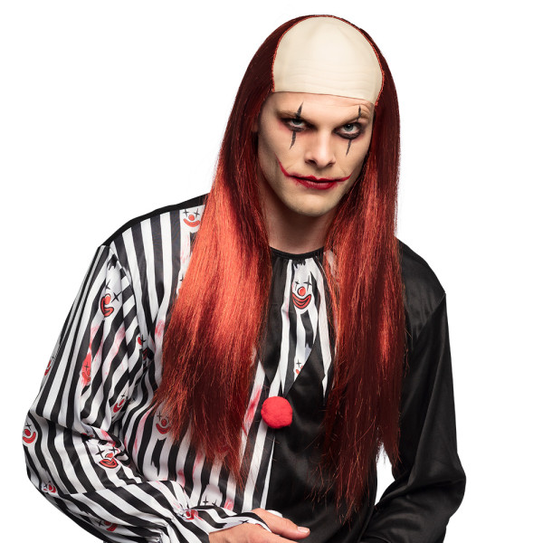 Peluca de Payaso Asesino para Adulto