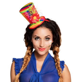 Mini Sombrero de Blossom Rainbow para Adulto