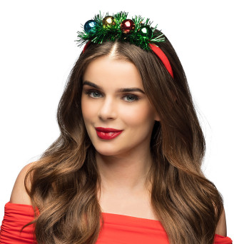 Diadema de Bolas de Navidad