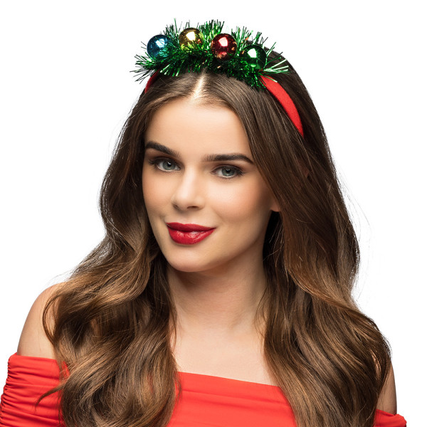Diadema de Bolas de Navidad