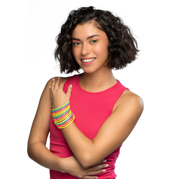 Pulsera de Rave 15 Unidades de color Neón para Adulto