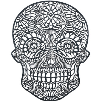 Salvamantel de Calavera de 38 Centímetros