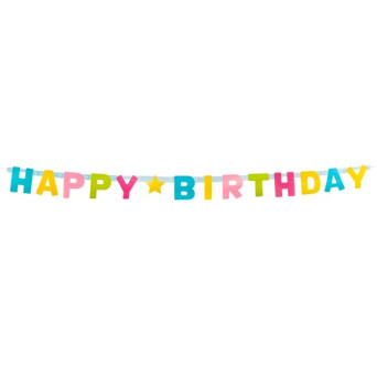 Guirnalda de Happy Birthday de 150 Centímetros