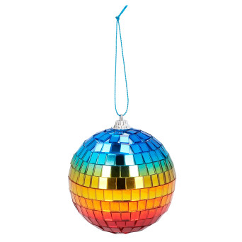 Bola de Disco Rainbow 6 Unidades de 8 Centímetros