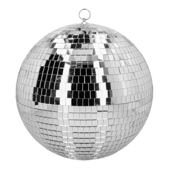 Bola de Disco de 30 Centímetros de color Plata