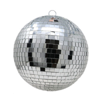 Bola de Discoteca de los años 70´s de 20 Centímetros de color Plata