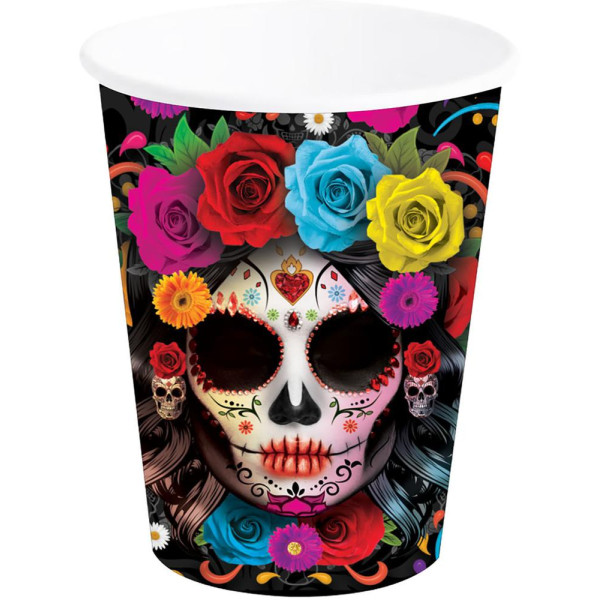 Vaso de Catrina 6 Unidades de 9 Centímetros