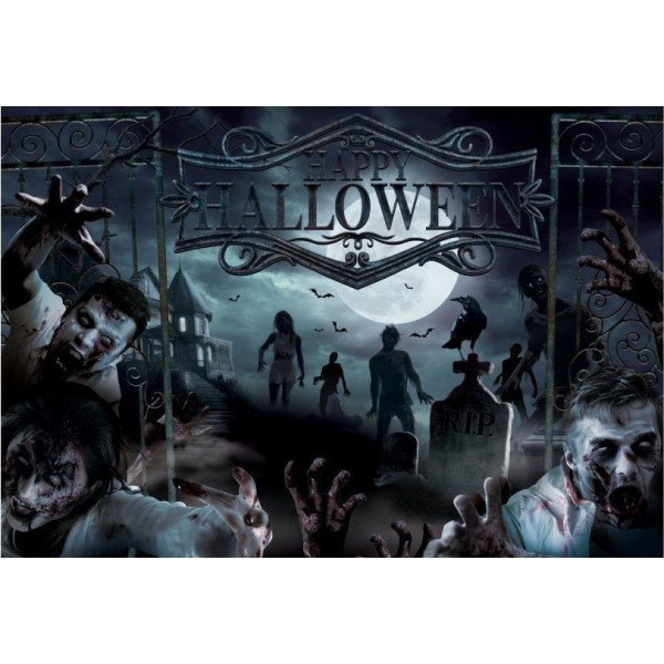 Banner de Zombie de 220 x 150 Centímetros