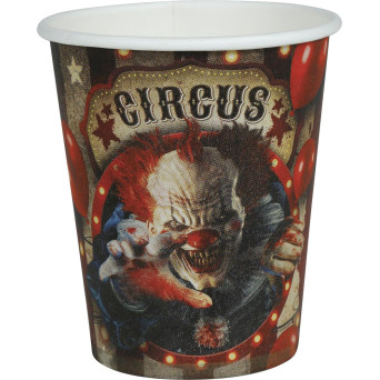 Vaso de Payaso 6 Unidades de 240 Mililitros