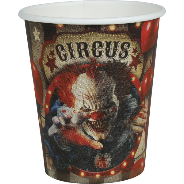Vaso de Payaso 6 Unidades de 240 Mililitros