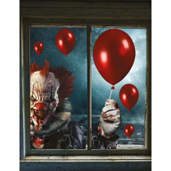 Pegatina para Ventana de Payaso