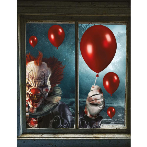 Pegatina para Ventana de Payaso