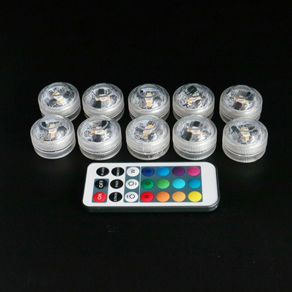Luz Led 10 Unidades con Mando Remoto para Globos