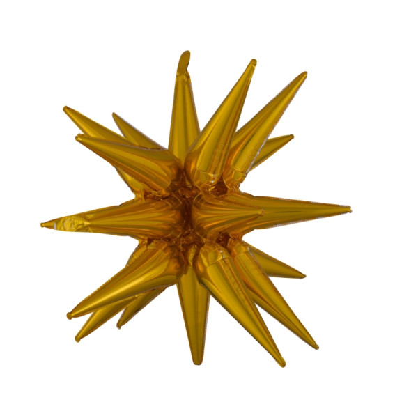 Globo de Estrella 3D de 76 x 88 Centímetros de color Oro