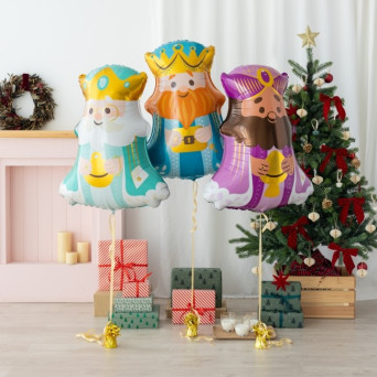 Bouquet de Globos de Reyes Magos de 89 x 70 Centímetros