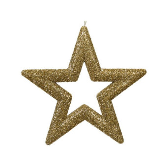 Estrella de Lamé de color Oro para Colgar de 42 Centímetros