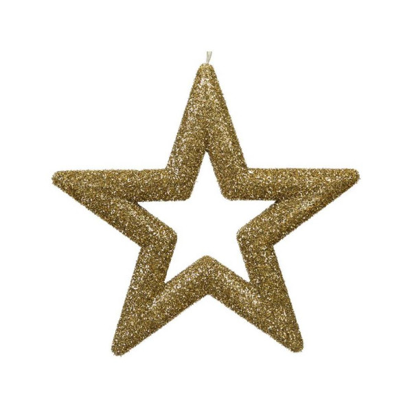 Estrella de Lamé de color Oro para Colgar de 42 Centímetros