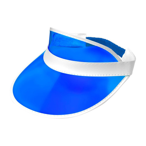 Visera de los años 80´s de color Azul para Adulto