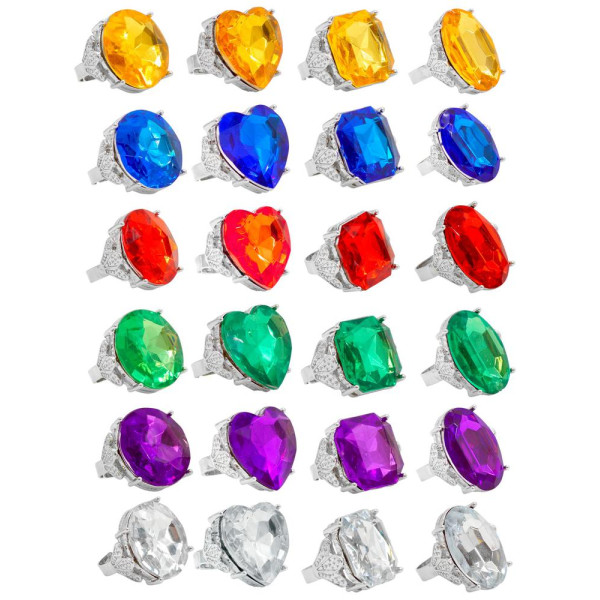 Anillo de Gema Varios Colores para Adulto