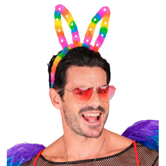 Orejas de Conejito Rainbow con Luz