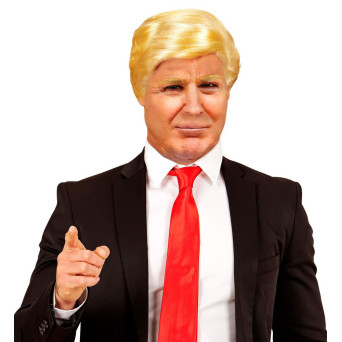 Peluca Rubia de Presidente para Adulto