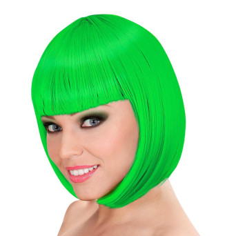 Peluca Verde de Lou Lou para Adulto