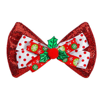 Pajarita de Navidad de color Rojo para Adulto
