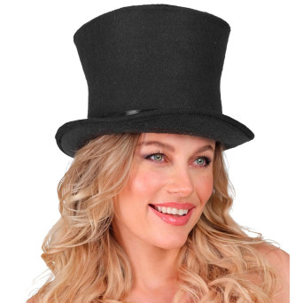 Sombrero de Copa de color Negro para Adulto