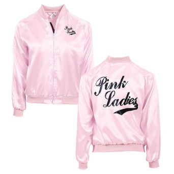 Cazadora de Pink Lady de los años 50´s de color Rosa para Adulto
