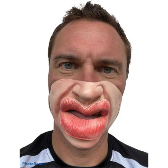 Máscara de Trout Pout para Adulto