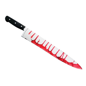 Cuchillo de Cocina Ensangrentado de 44 x 7 Centímetros