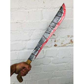 Machete Ensangrentado de 61 x 7 Centímetros