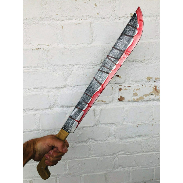 Machete Ensangrentado de 61 x 7 Centímetros