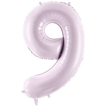 Globo Foil de Número 9 de 72 Centímetros de color Púrpura