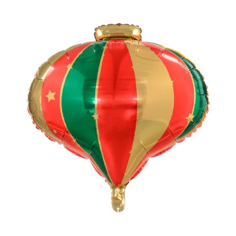 Globo Foil de Bola de Navidad de 51 x 49 Centímetros